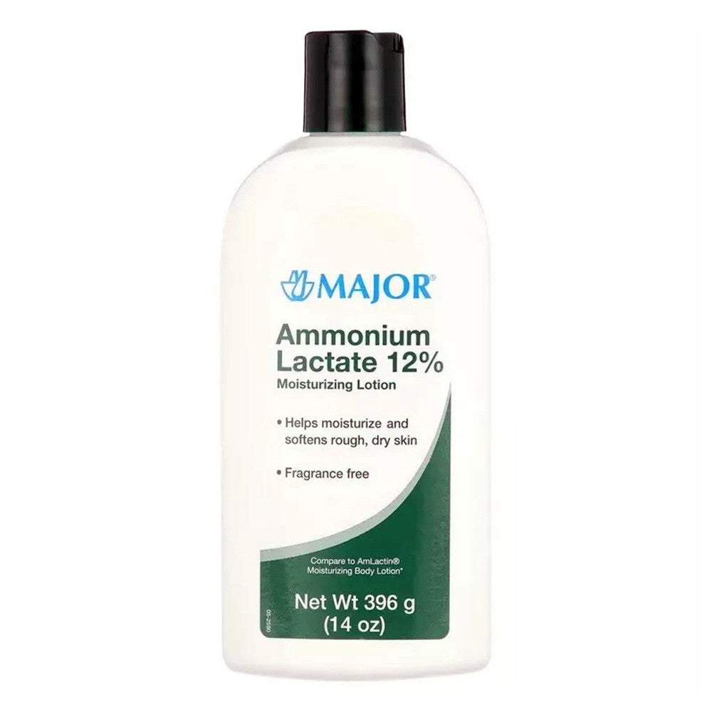 Major Pharmaceuticals Ammonium Lactate Lotion 12% Moisturizing Lotion, 14 Oz